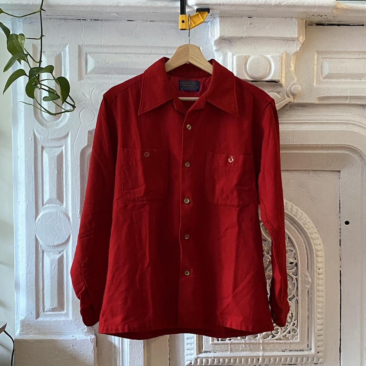 Vintage Pendleton Wool Shirt 100% wool, Made in... - Depop