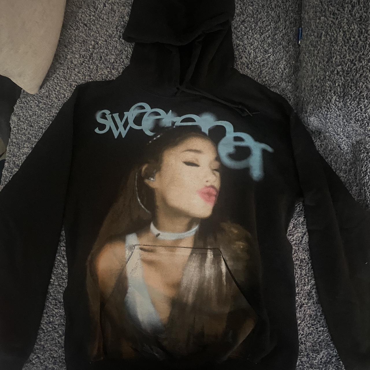 Black ariana grande hoodie best sale