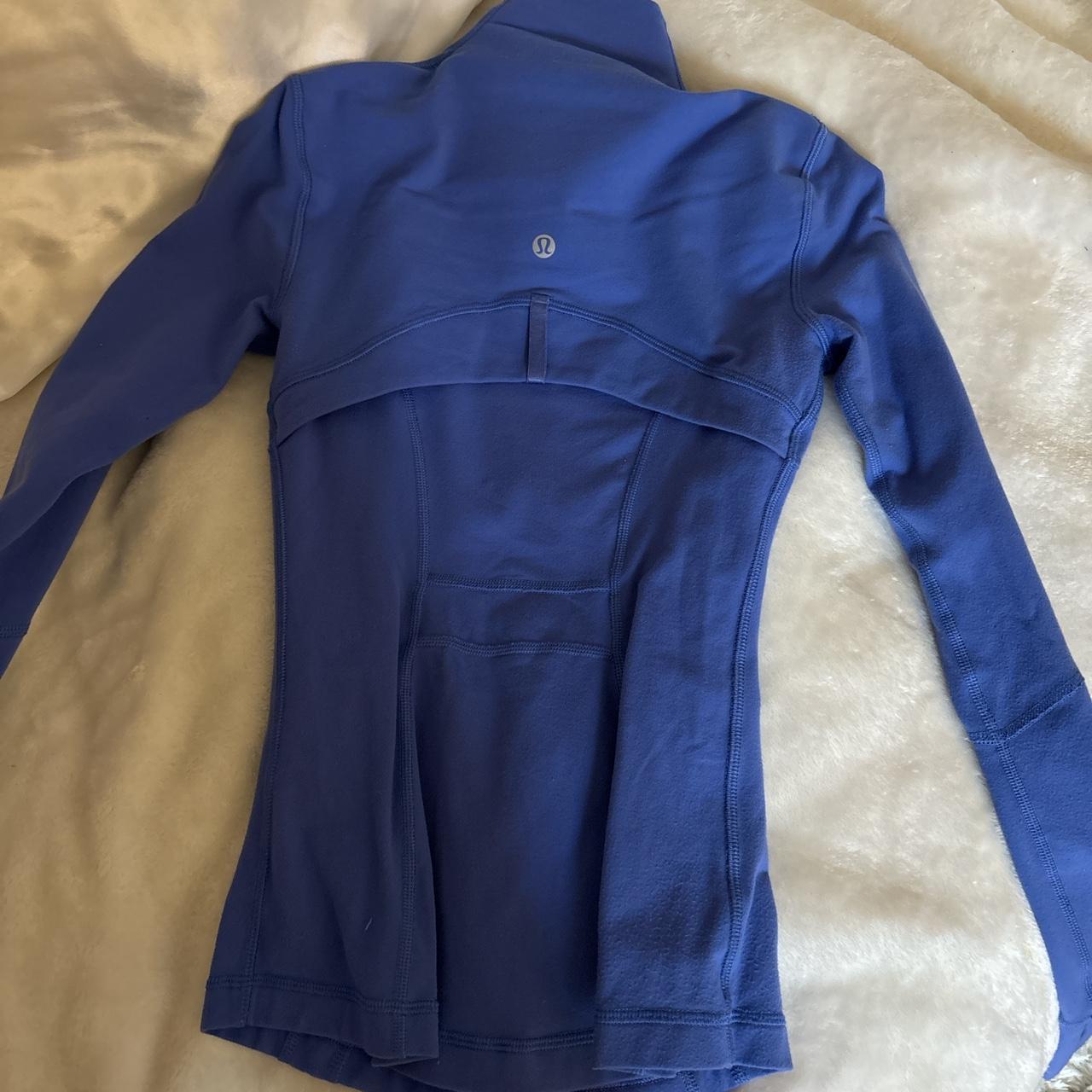 Lululemon blue\purple define jacket size zero - Depop