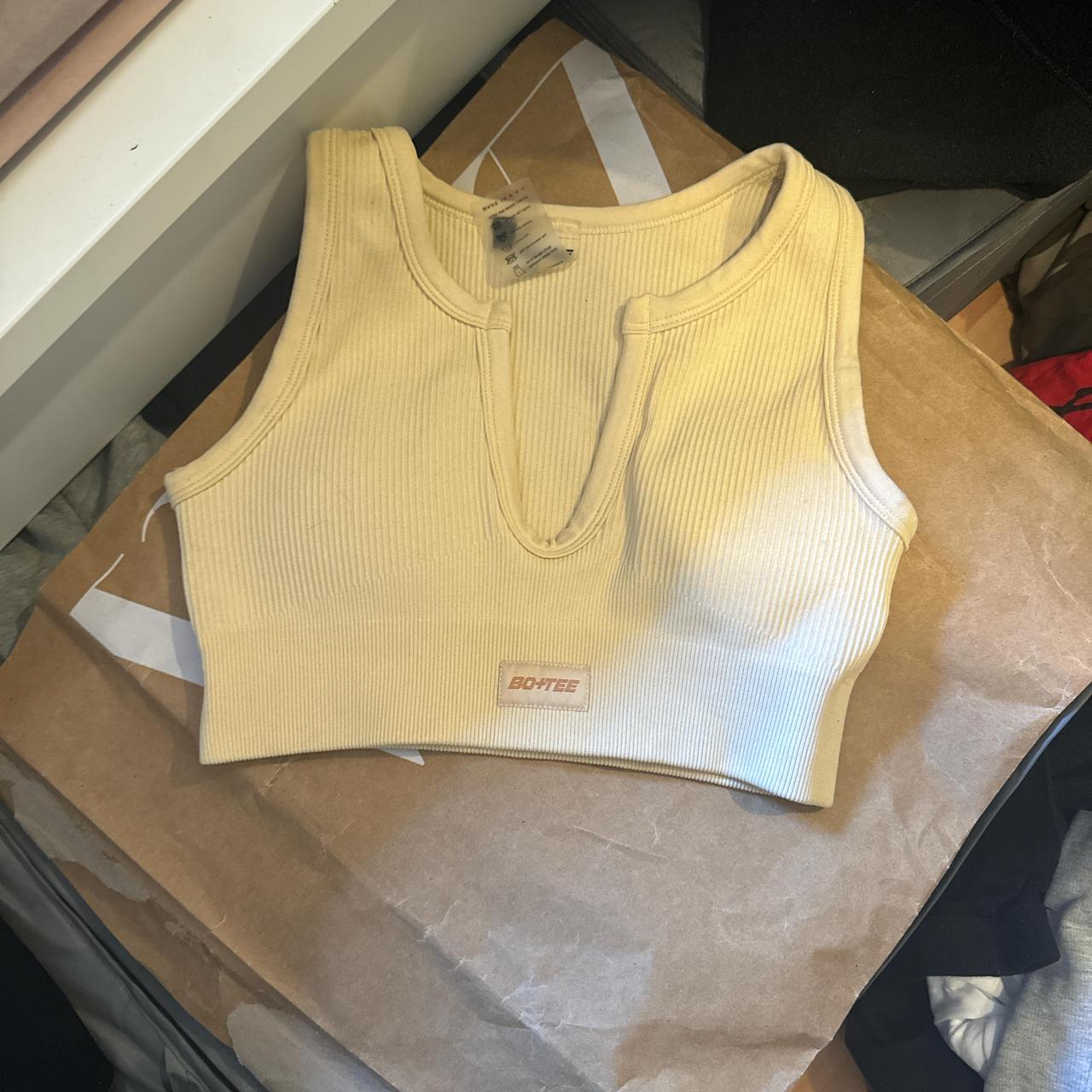 Oh polly gym Bo and tee set Crème gym set Gym Depop