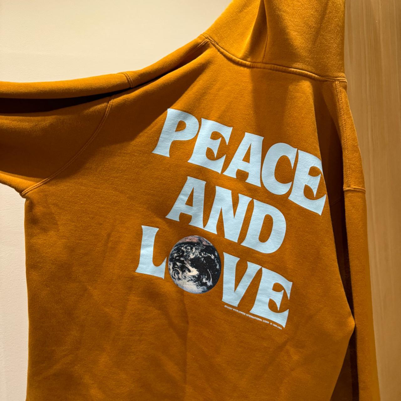 The Mens Stussy Peace And Love Hoodie in Depop