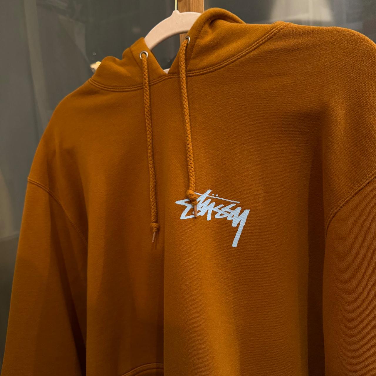 Stussy hoodie discount caramel