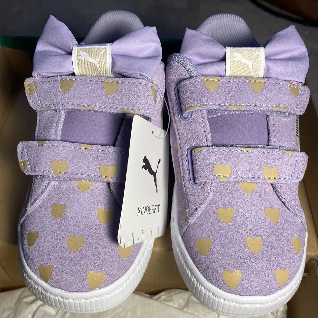 Puma baby clearance shoes size