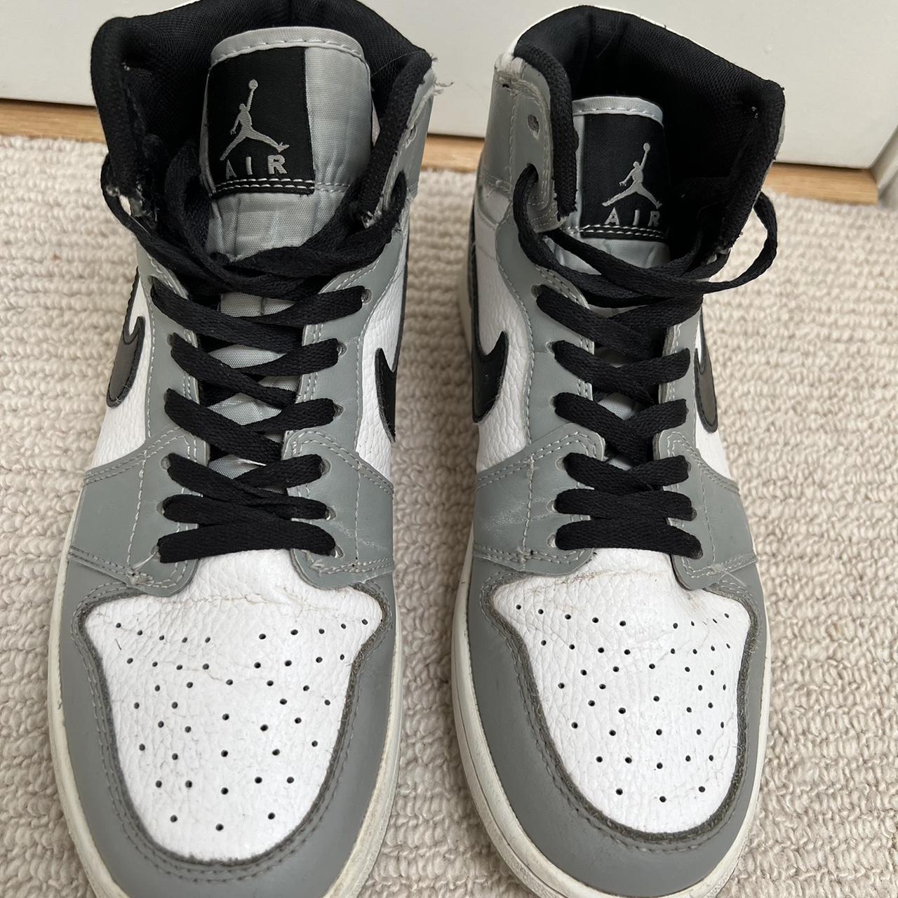 jordan 1 grey and white size 6