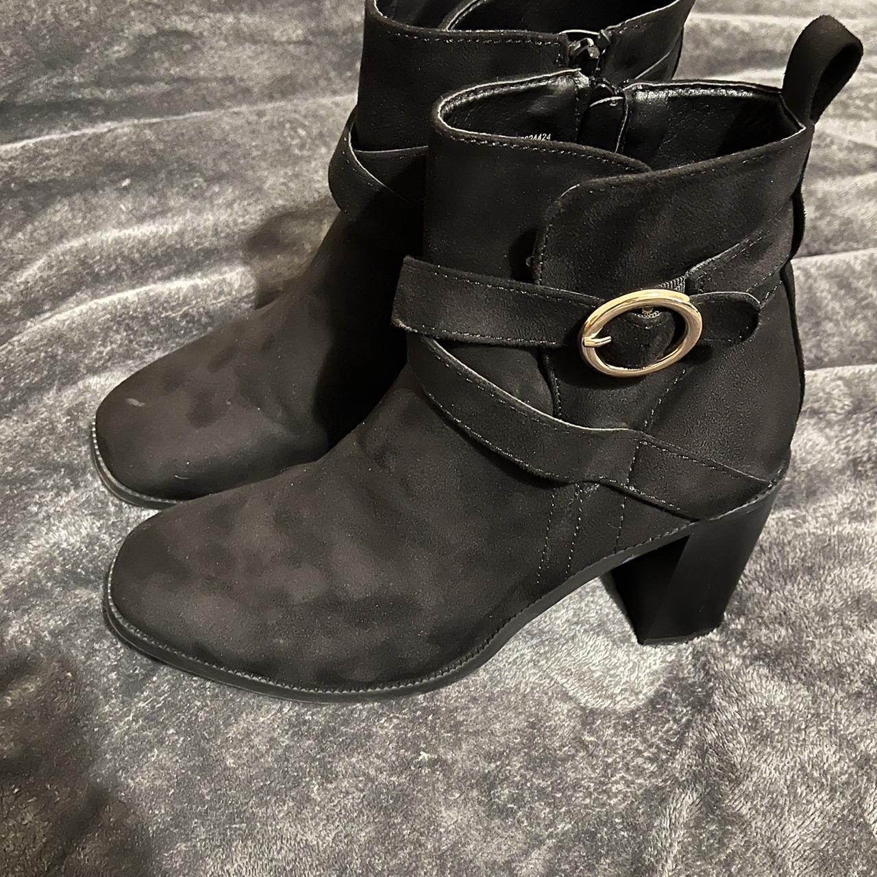 Matalan black 2024 ankle boots