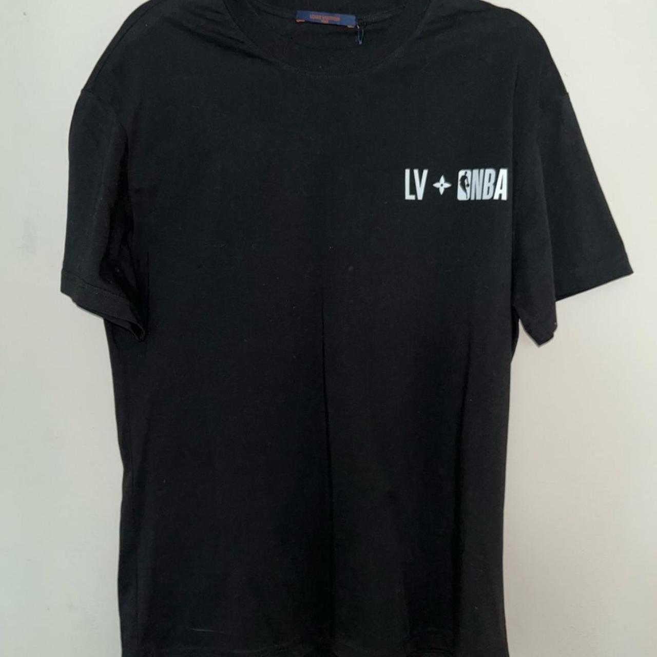 Louis Vuitton + NBA TShirt Black Depop
