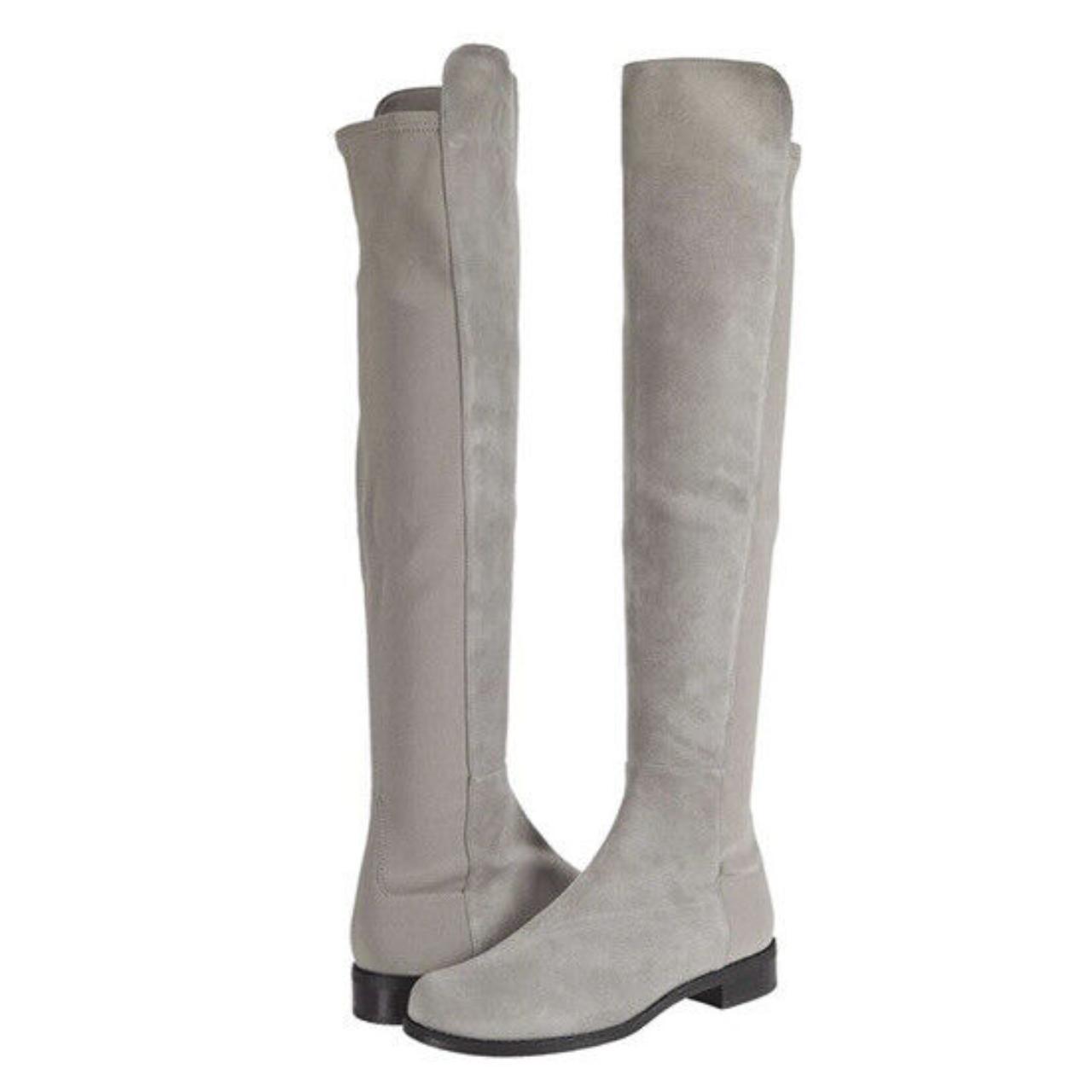 Stuart weitzman best sale gray boots