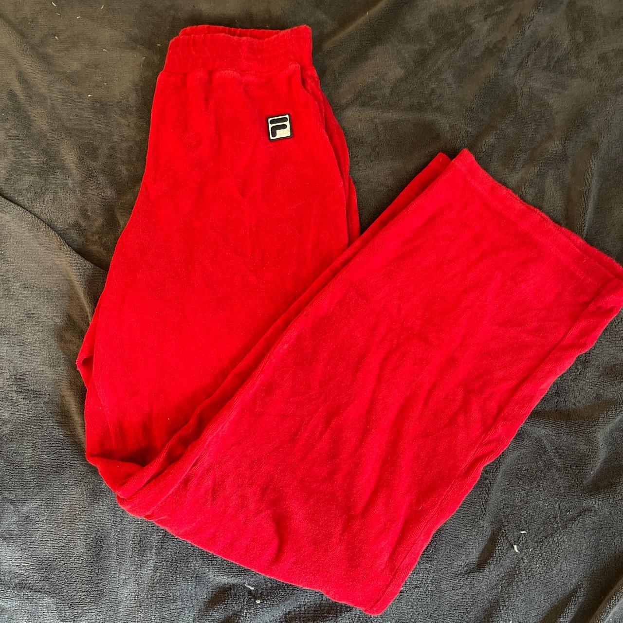 Fila Red Athletic Pants for Women