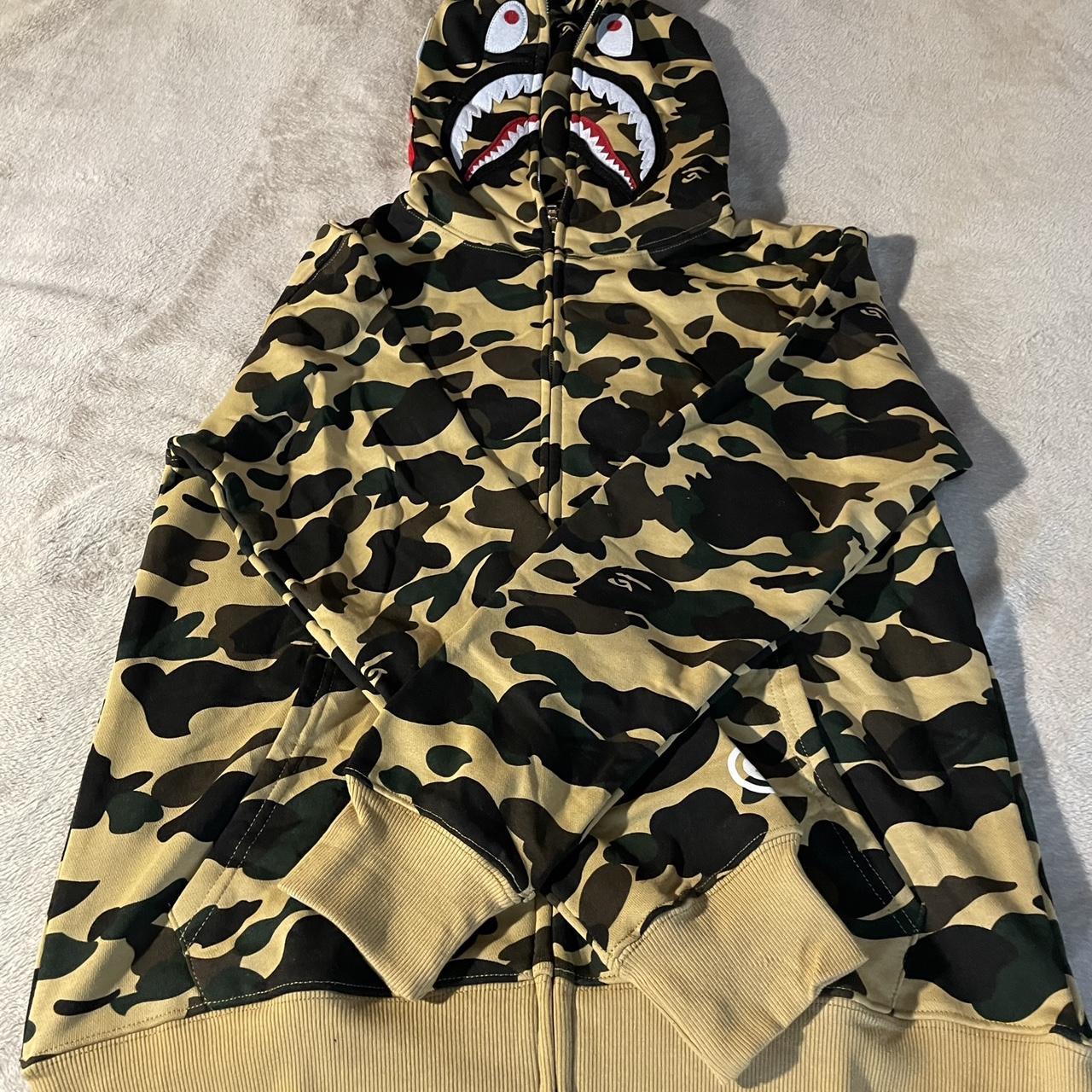 Bape shark deals hoodie grailed