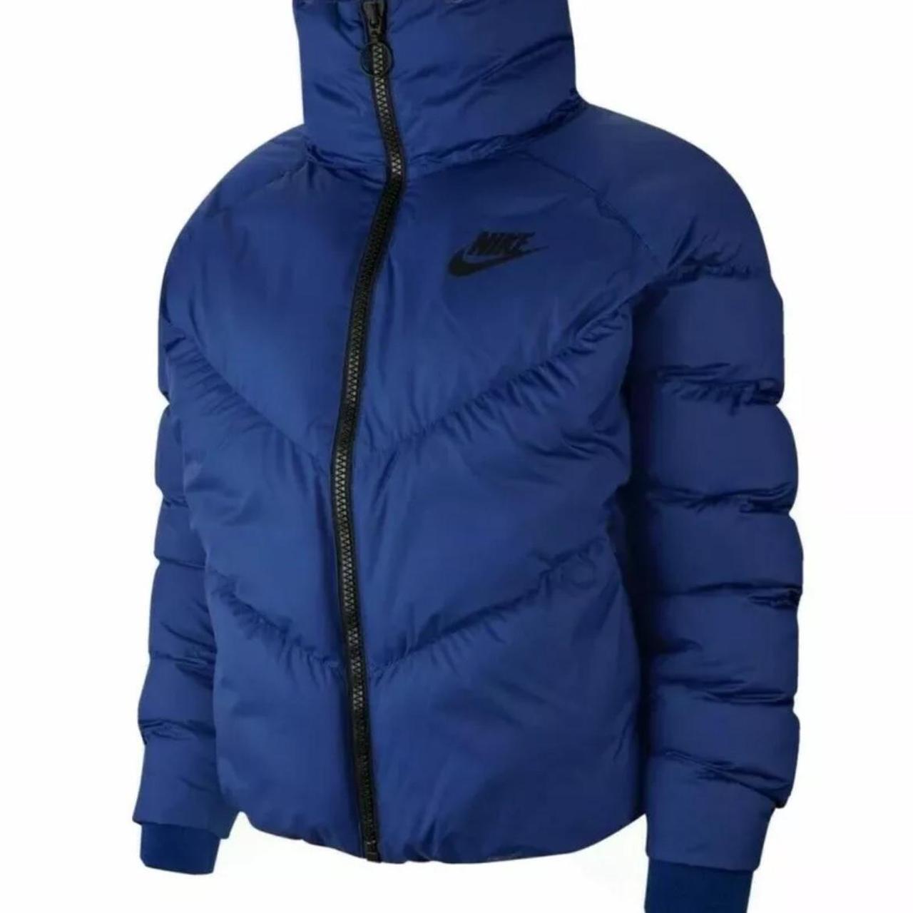 nike synthetic filled womens jacket in navy