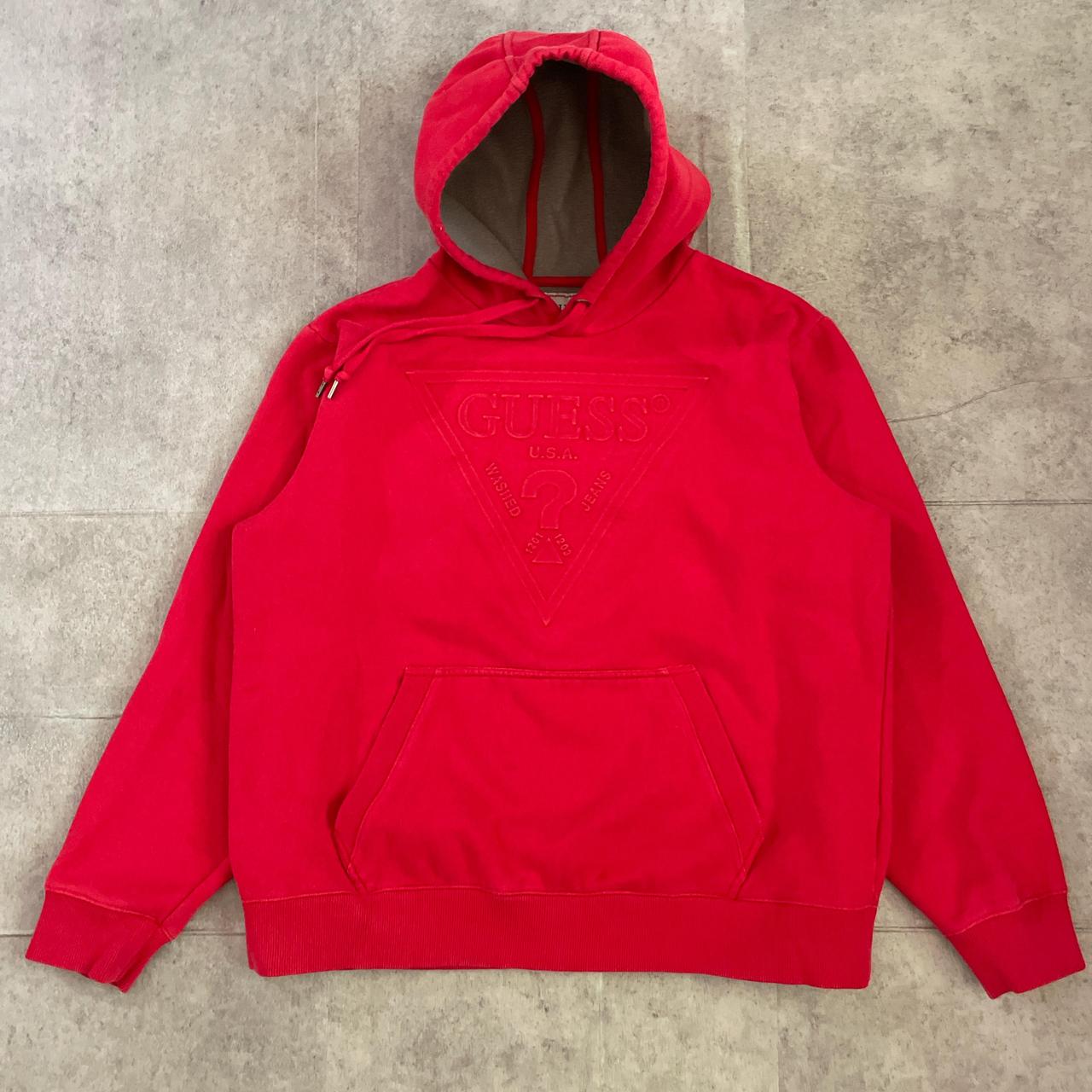 Guess fashion hoodie red