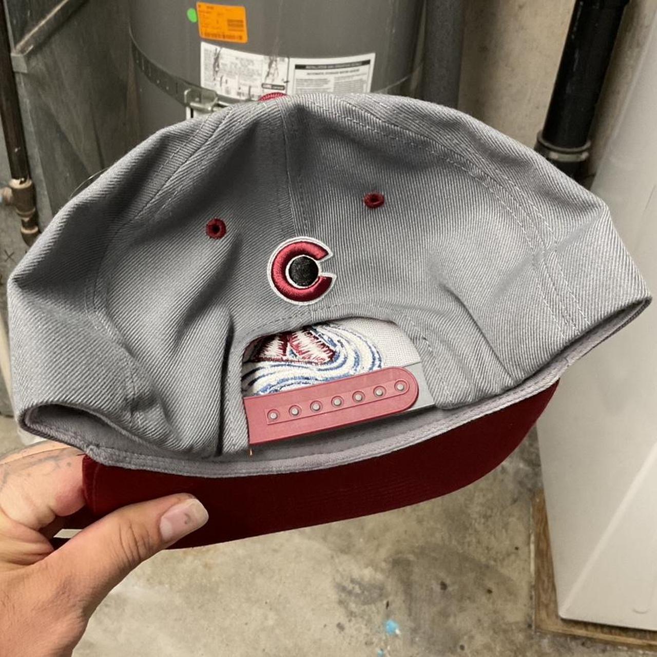 Zephyr Men's Caps - Multi/Grey – Grey and red Col… - image 3