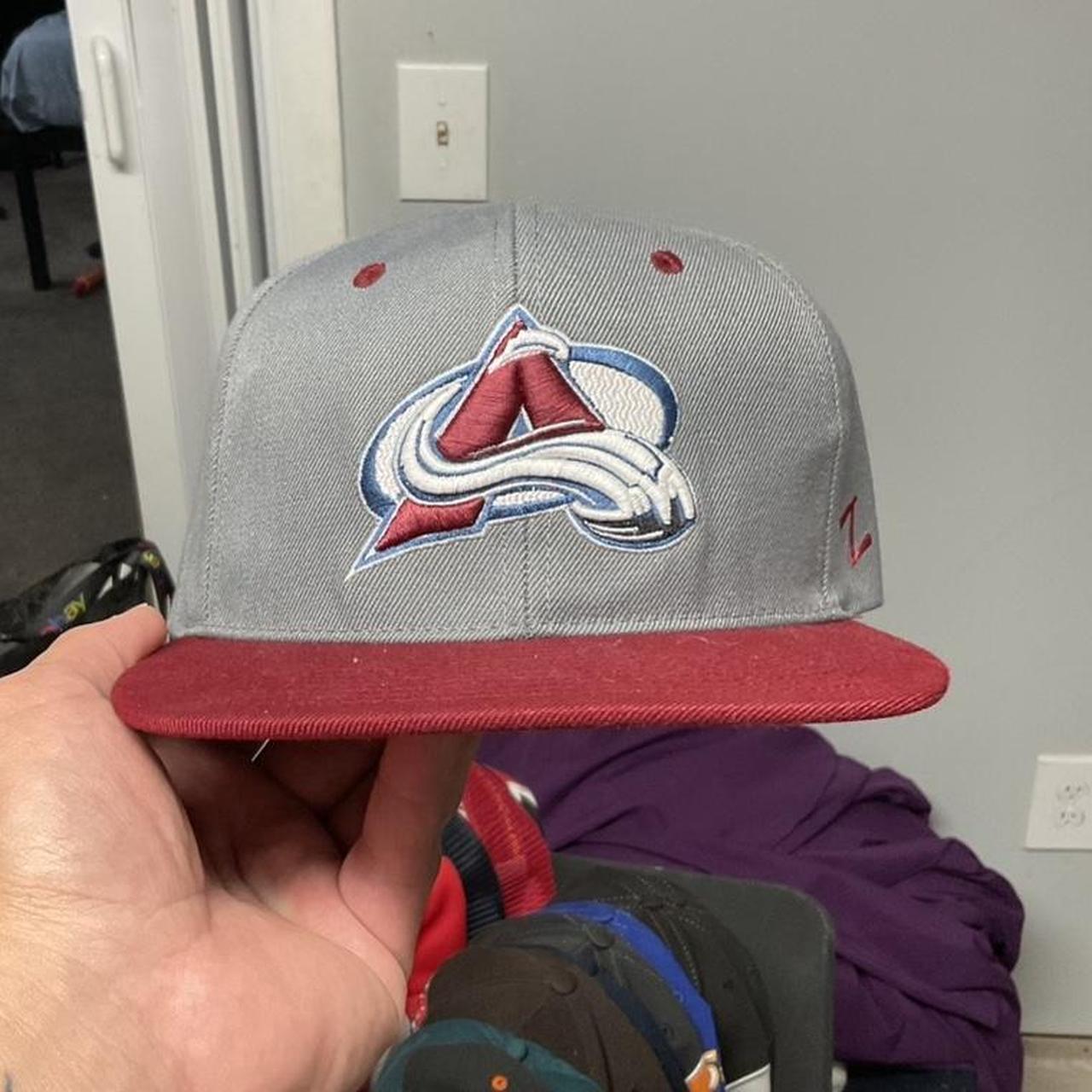 Zephyr Men's Caps - Multi/Grey – Grey and red Col… - image 1