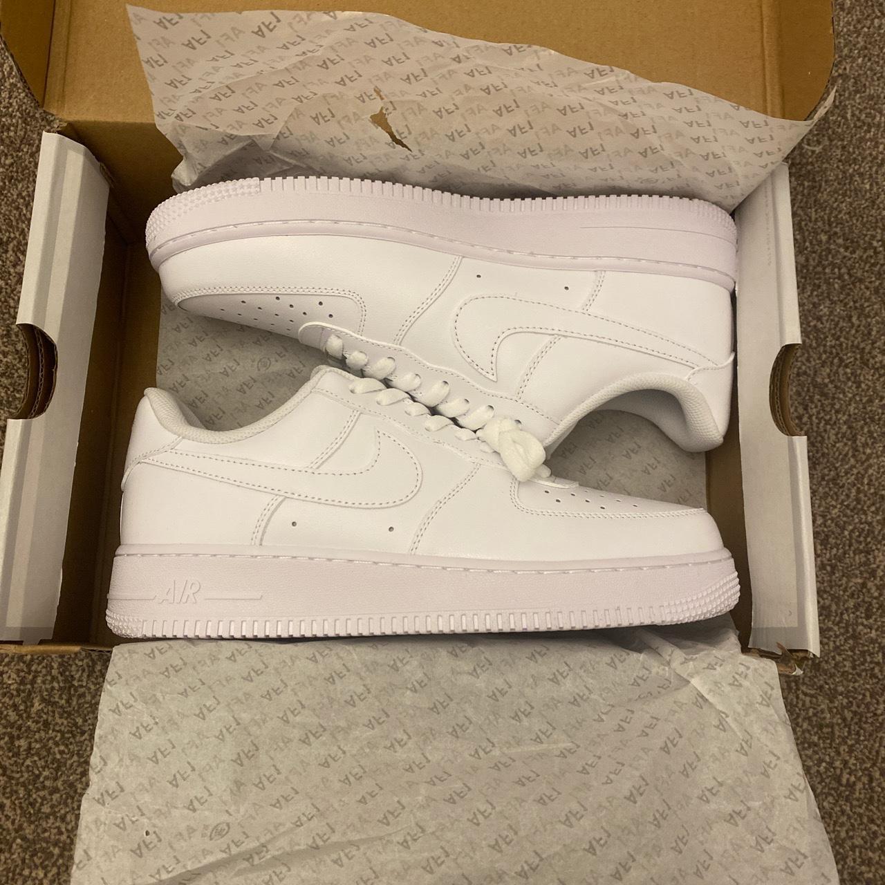 Men’s white air force 1 Size 7.5 uk Brand new in... - Depop