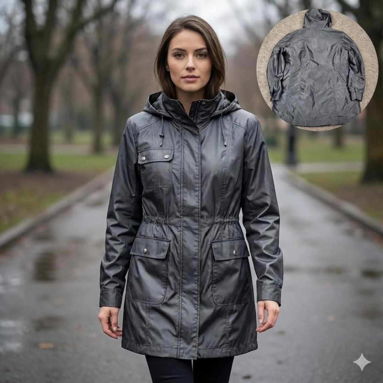 Pendleton Women's Raincoat - Grey - L – Pendleton… - image 1