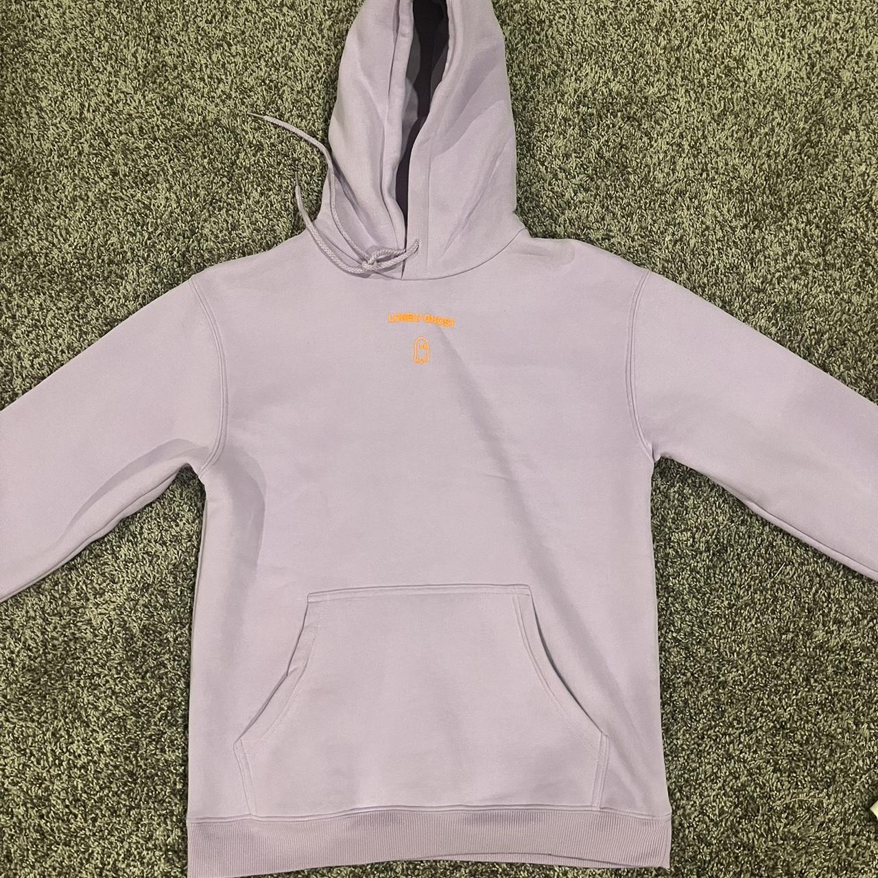 Lonely ghost lavender and orange hoodies... - Depop