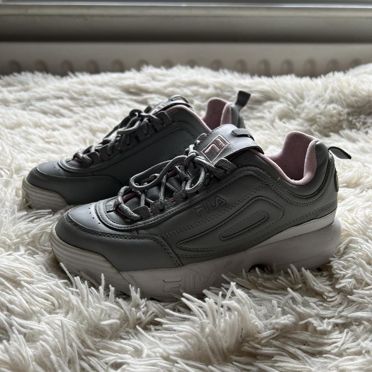 fila disruptor grey