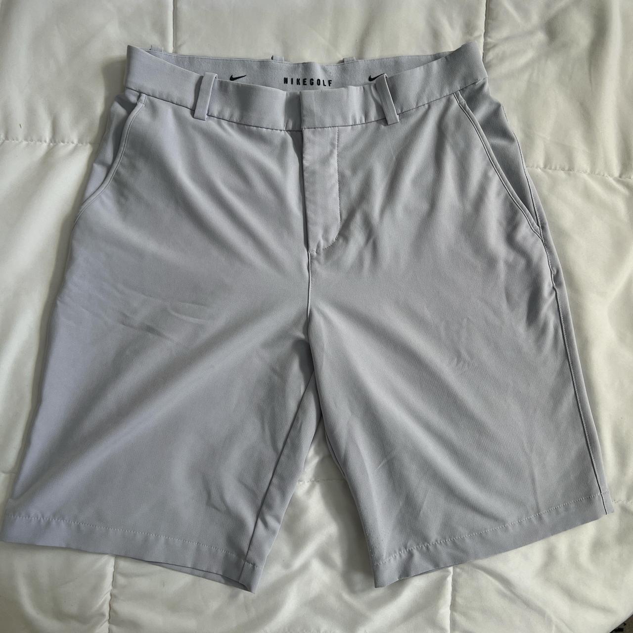 Nike grey golf shorts on sale