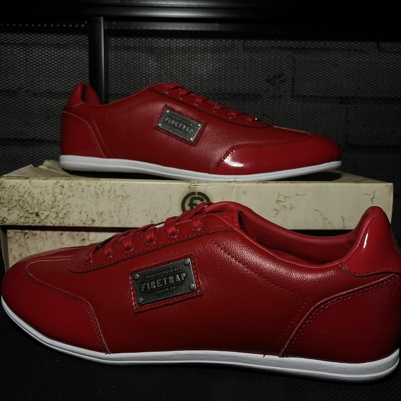 Red firetrap sale trainers