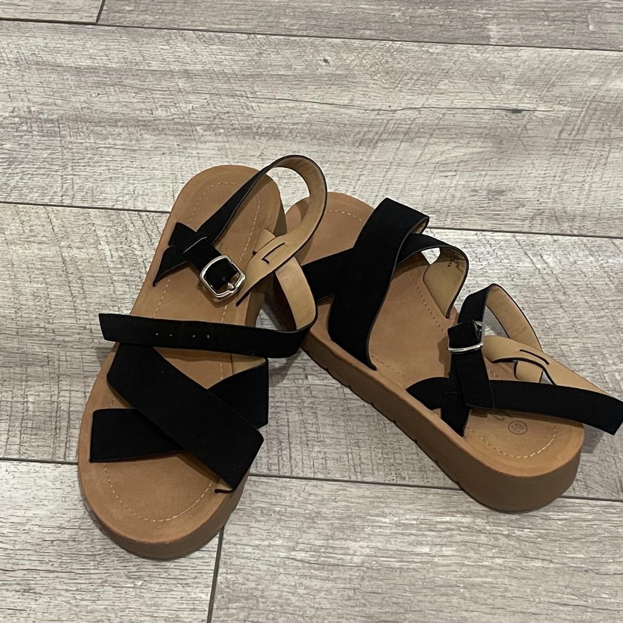 Soda deals black sandals