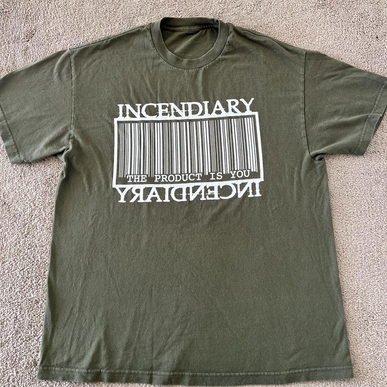 Incendiary The Product Is You Barcode Band Tee Shirt... - Depop