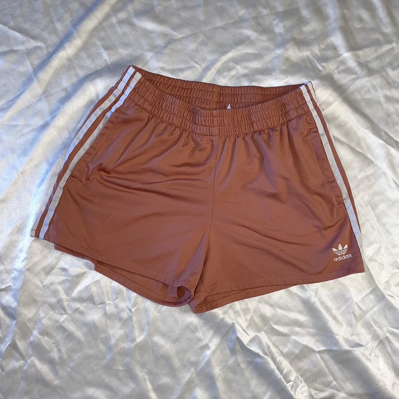 Peach best sale adidas shorts