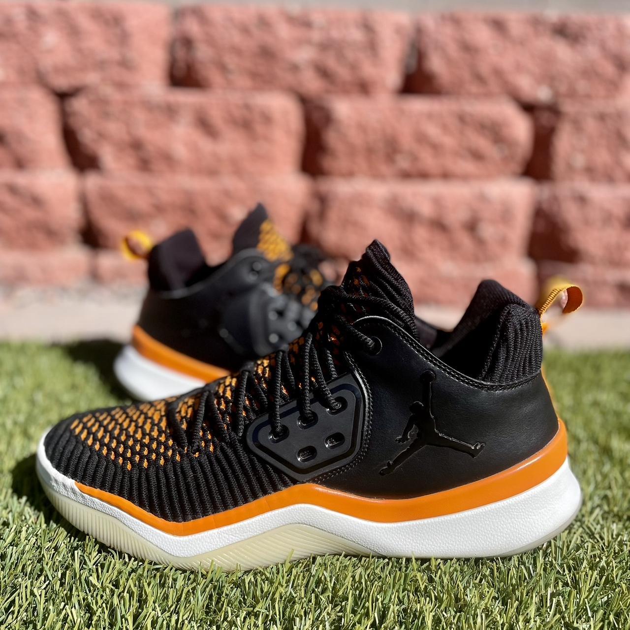 Jordan dna lx black orange best sale