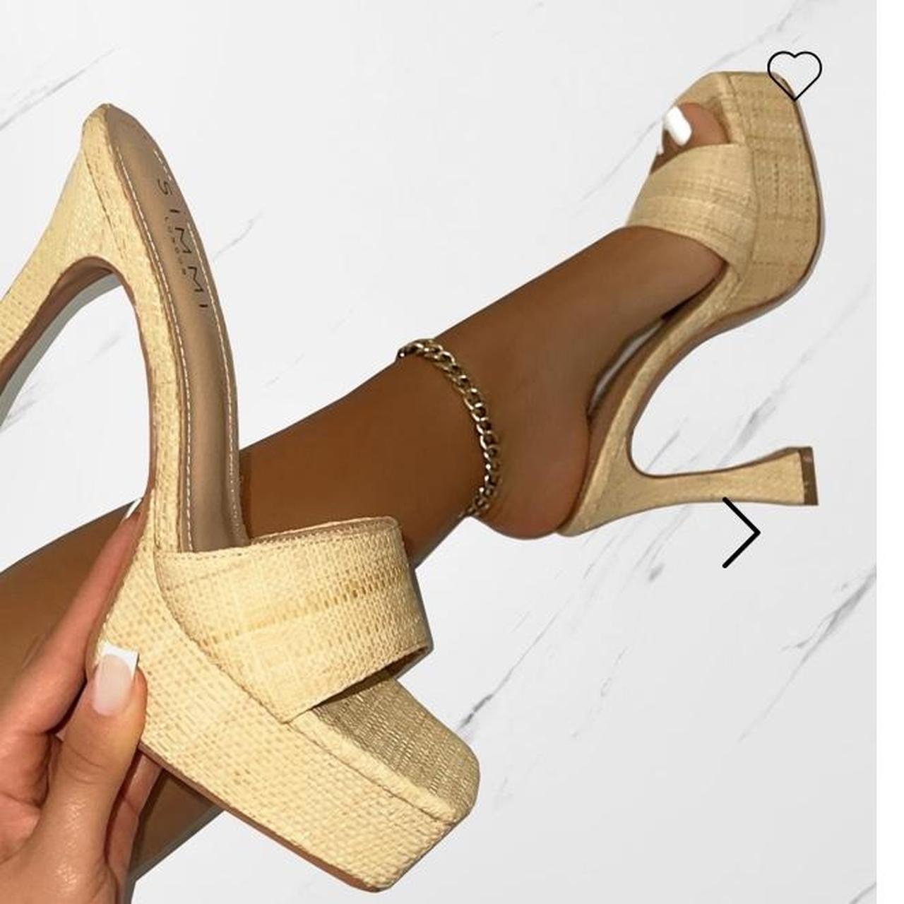 Simmi london- sandal heels- brand new- size UK 3 - Depop