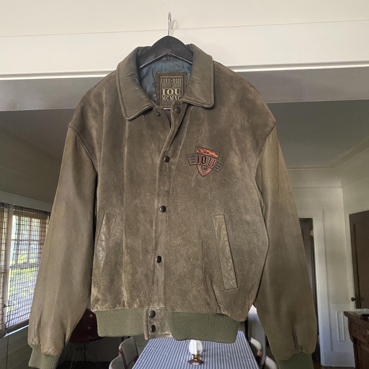 Source Unknown Men's Bomber Jacket - Brown/Khaki … - image 1