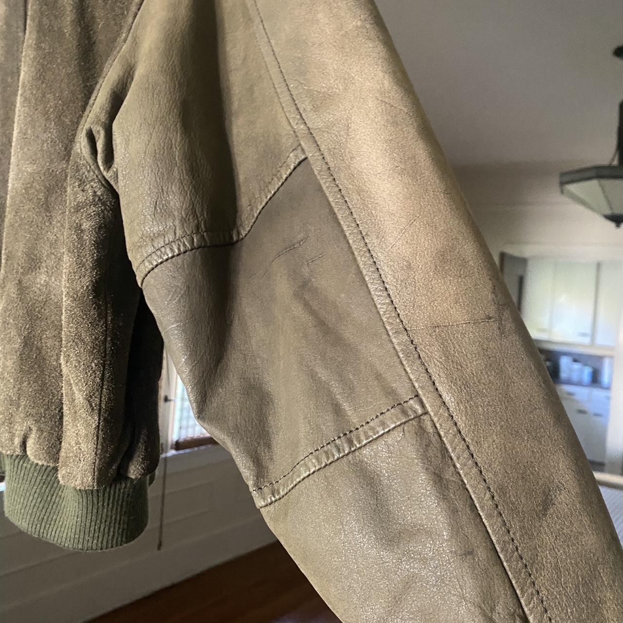 Source Unknown Men's Bomber Jacket - Brown/Khaki … - image 5