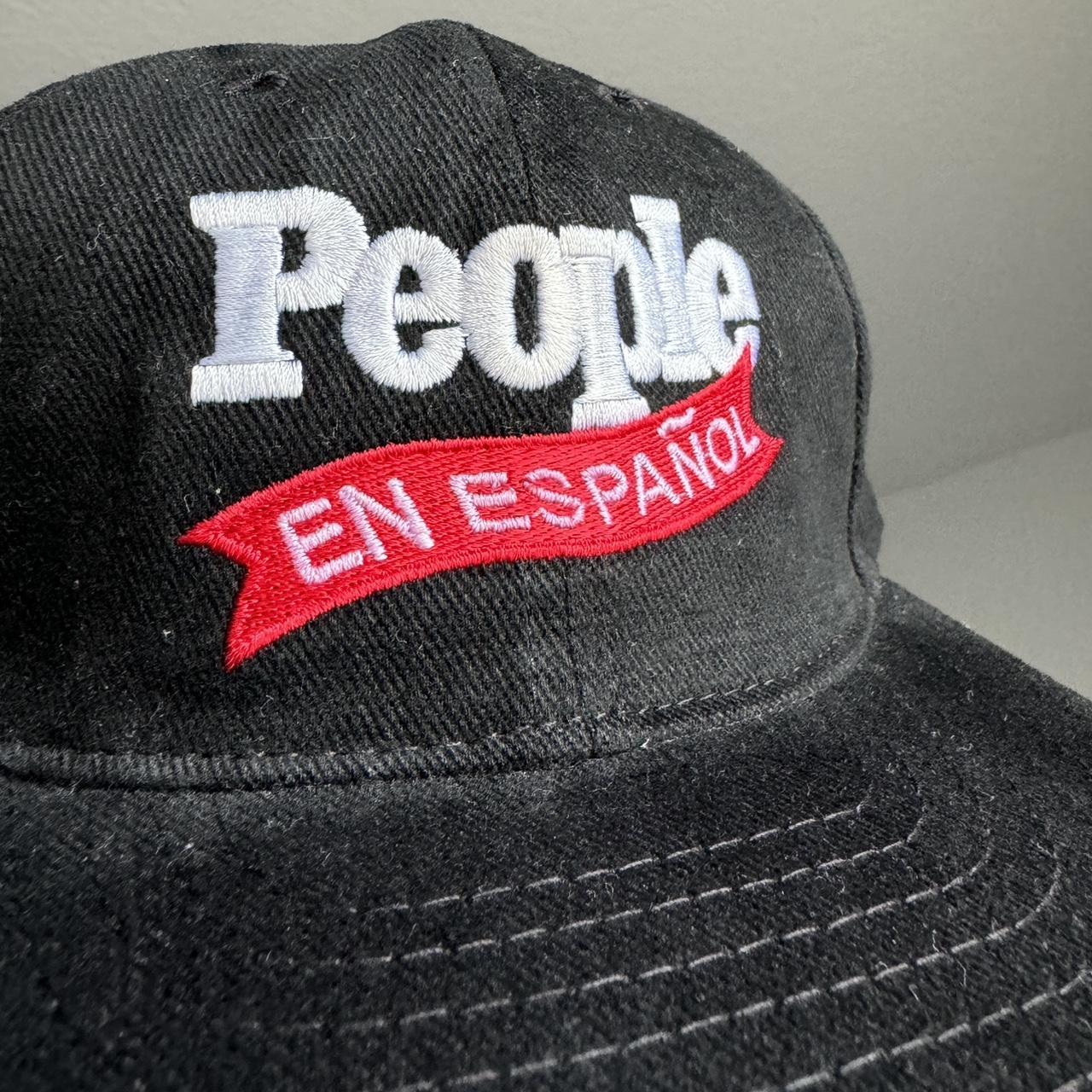 People magazine “En Espanol” black SnapBack hat... - Depop