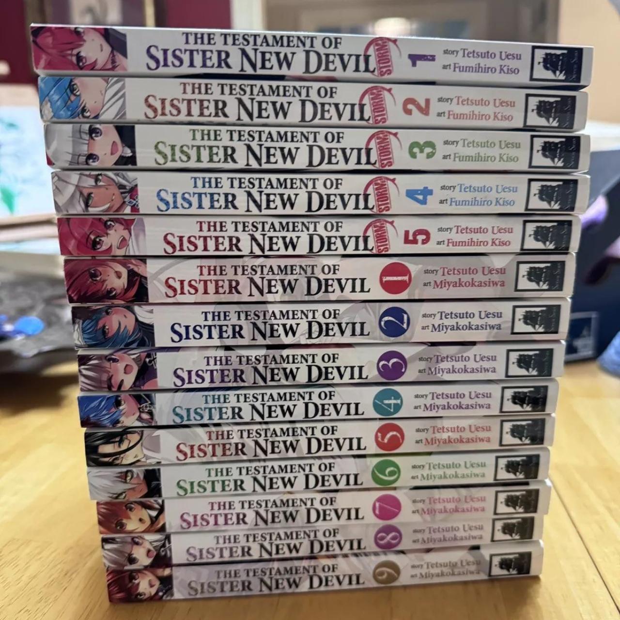 The shops testament of sister new devil manga lot + Devil storm set