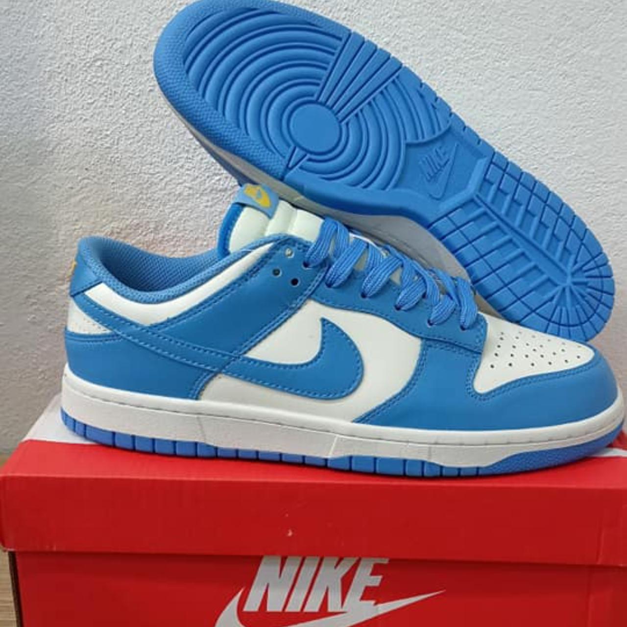 Nike Blue SIZES: Women US UK 4 = 2 4.5 = 2.5 5 =... - Depop