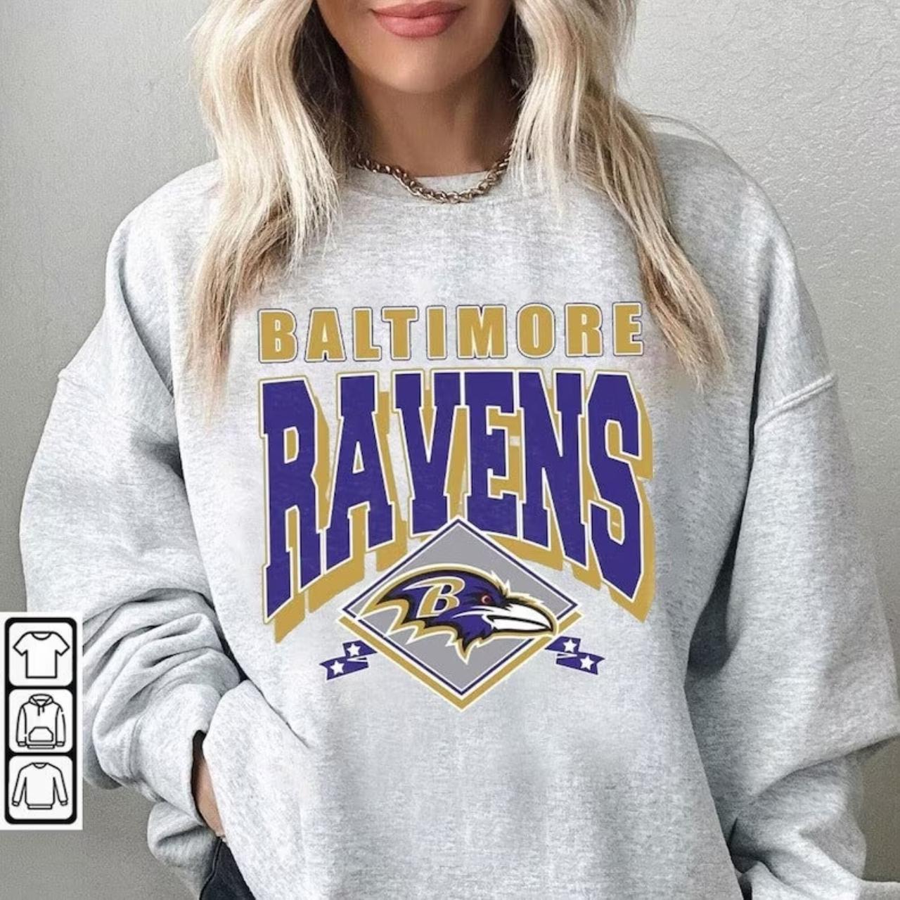 Vintage baltimore ravens clearance sweatshirt