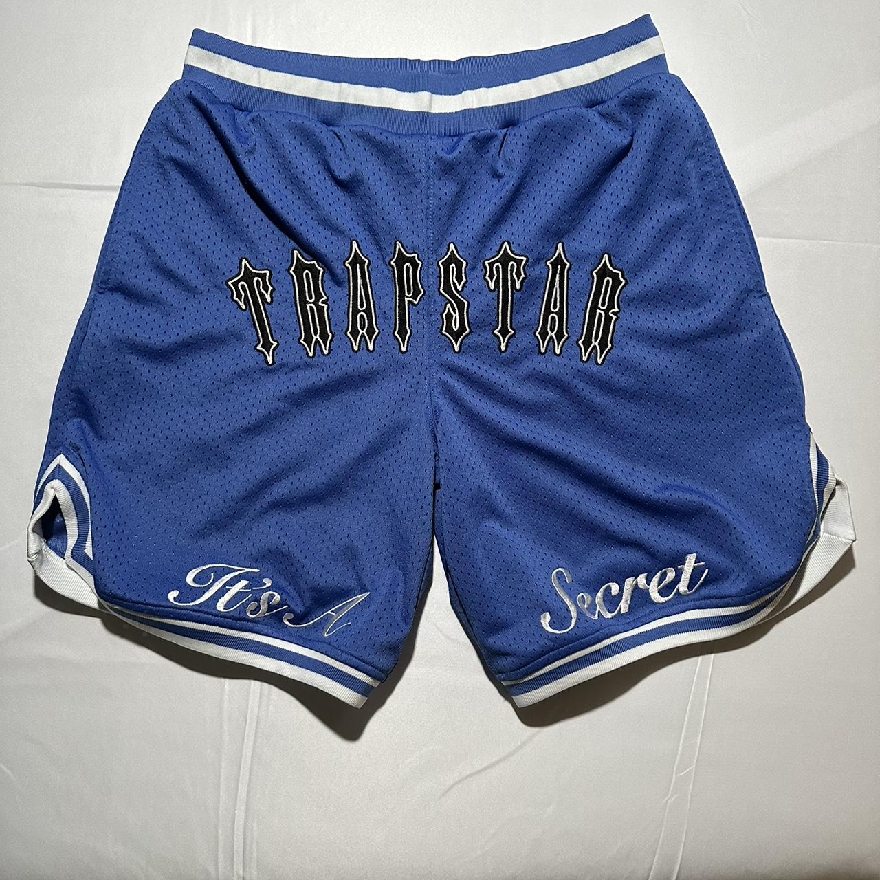 Large blue trapstar irongate arch basketball shorts. | Depop