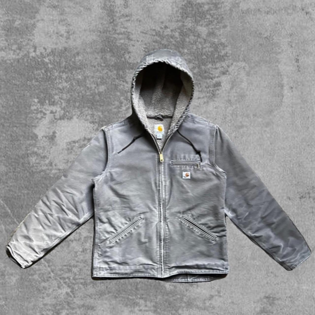 Vintage Faded Carhartt Work Jacket J227 | Depop