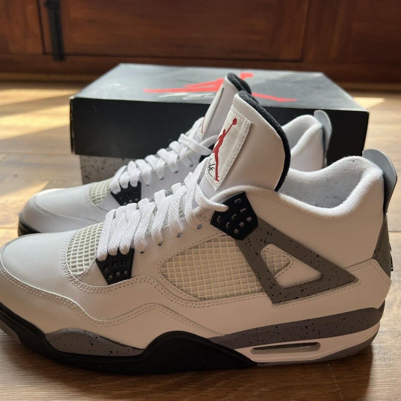 Jordan 4S White Cement - 24H SHIPPING - BRAND NEW -... - Depop