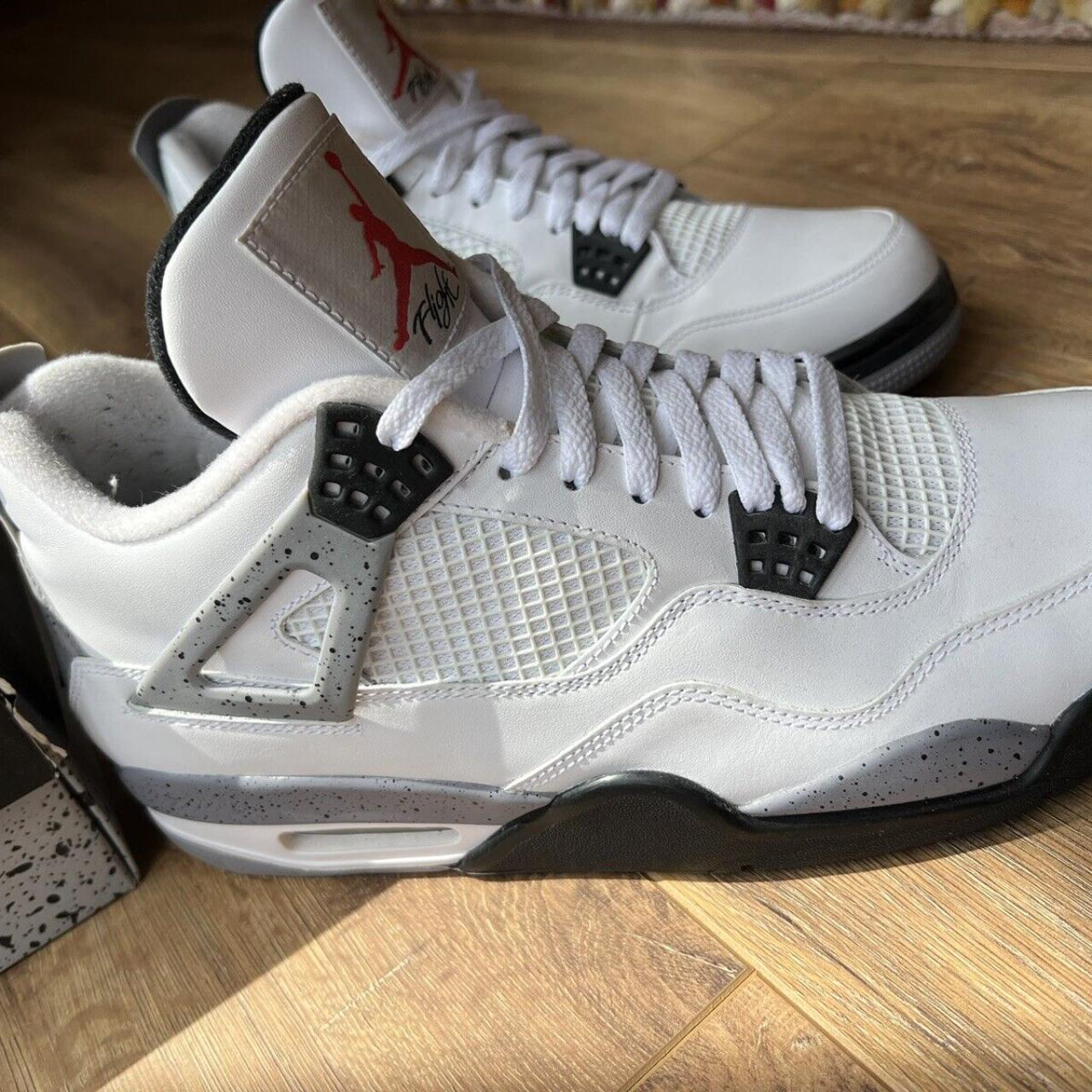 Jordan 4S White Cement - 24H SHIPPING - BRAND NEW -... - Depop