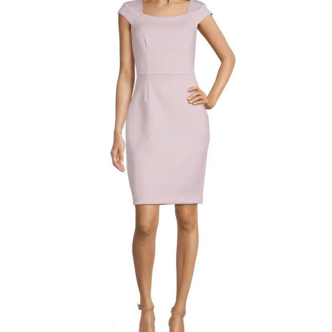 Calvin klein scuba sheath dress best sale