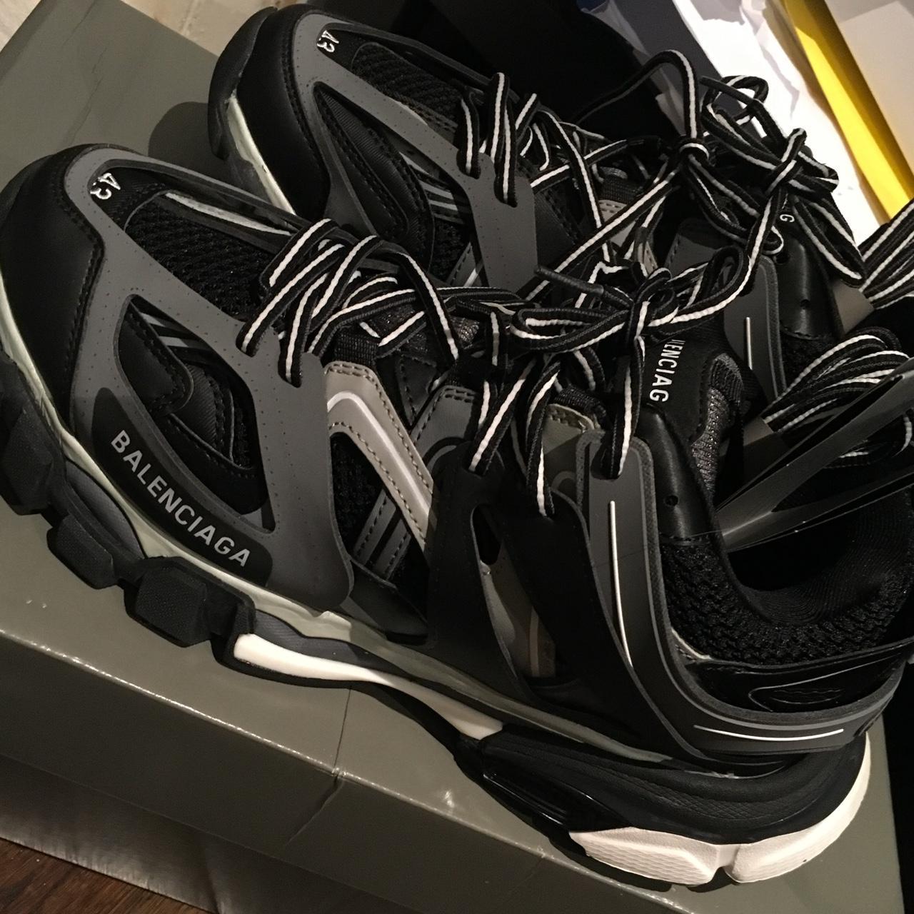 Balenciaga Track Black And Grey Brand New Comes With - Depop