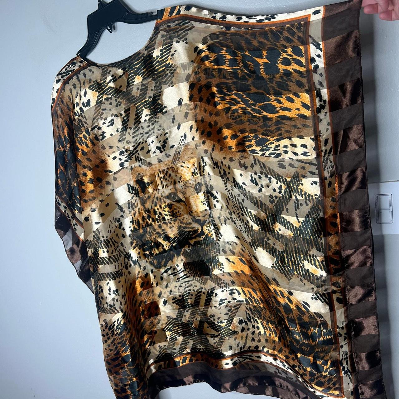 Source Unknown Women's Blouse - Black/Brown - One… - image 4