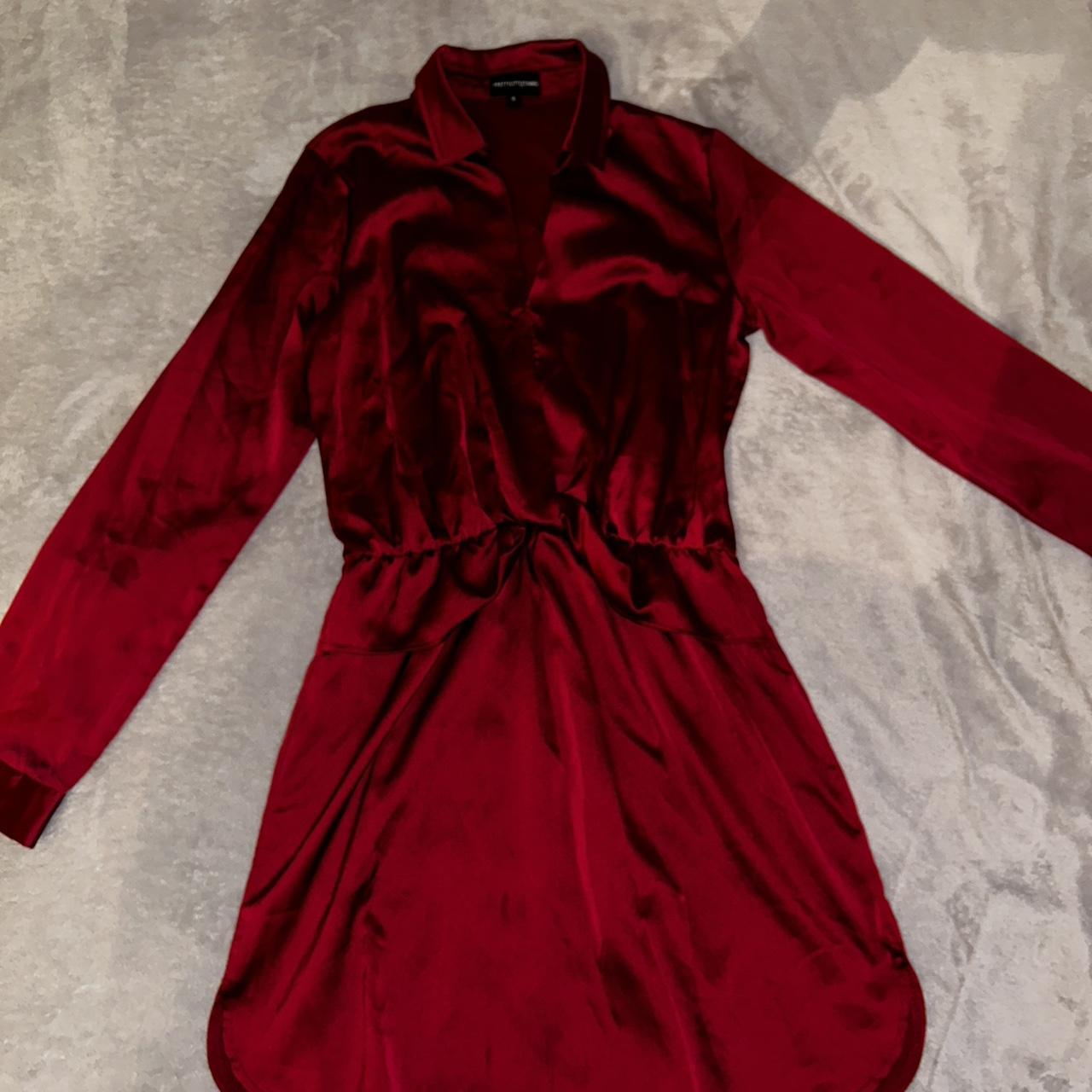 Pretty little outlet thing burgundy dress