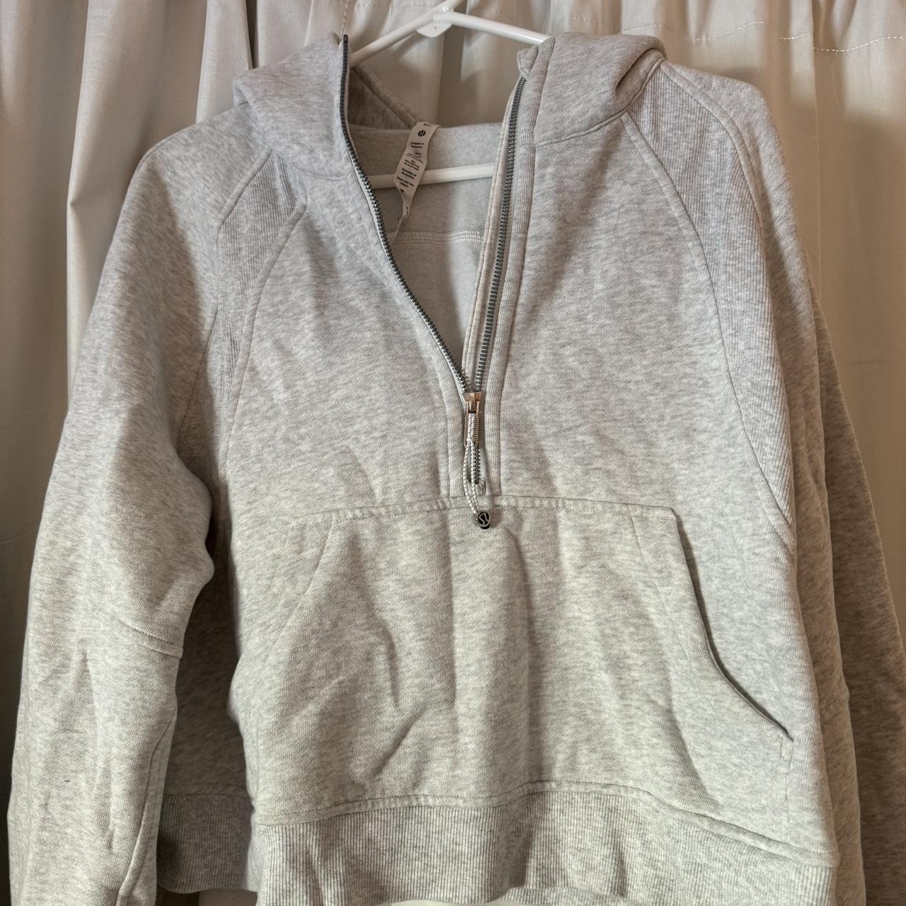 Medium/ large lululemon scuba in heather core ultra... - Depop