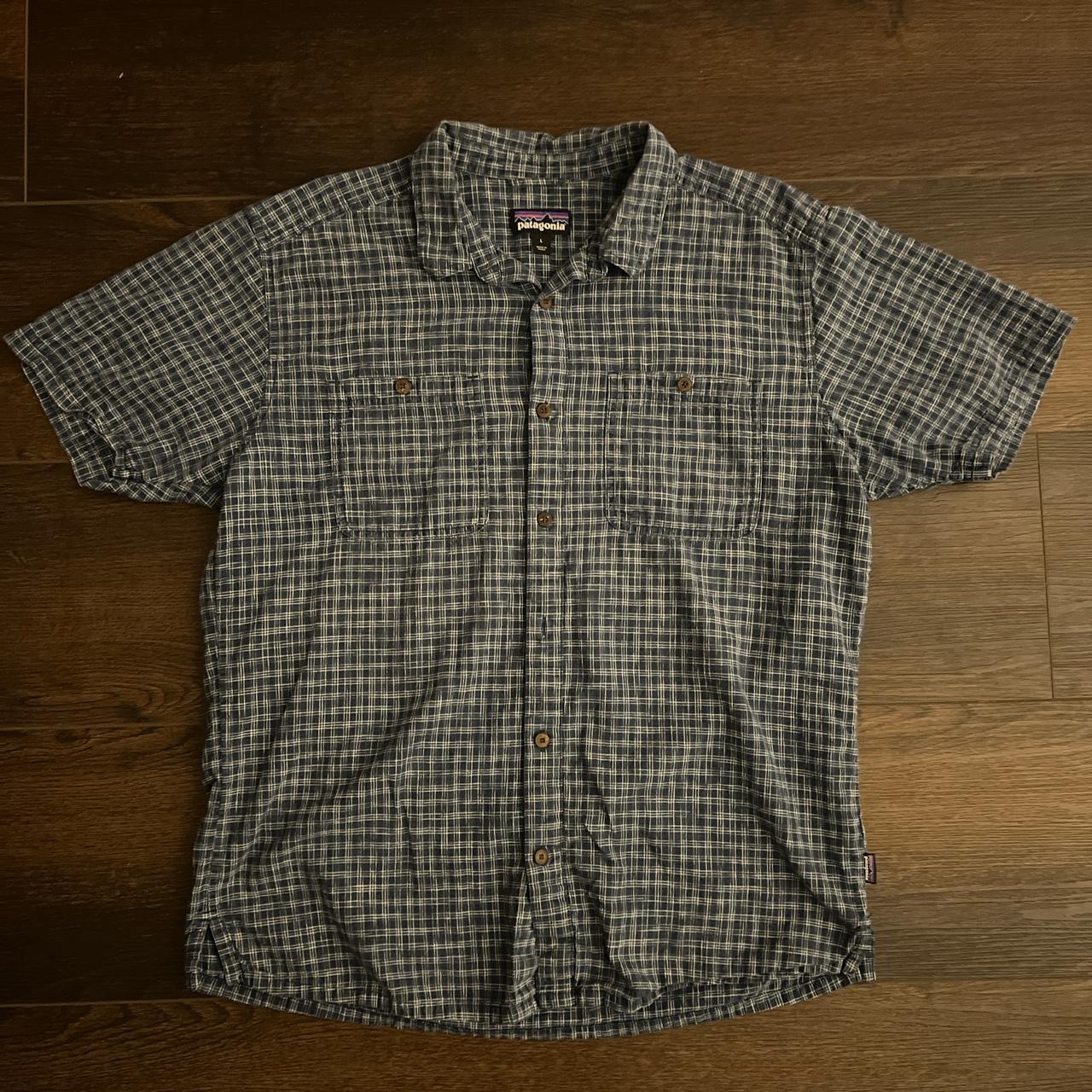 Patagonia Button-Up Shirt - Size Adult L - Thrifted - Depop