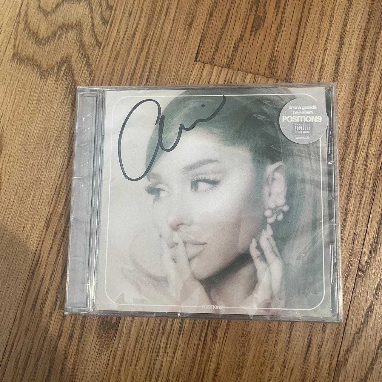 Ariana grande signed positions cd Fully sealed! #cd... - Depop