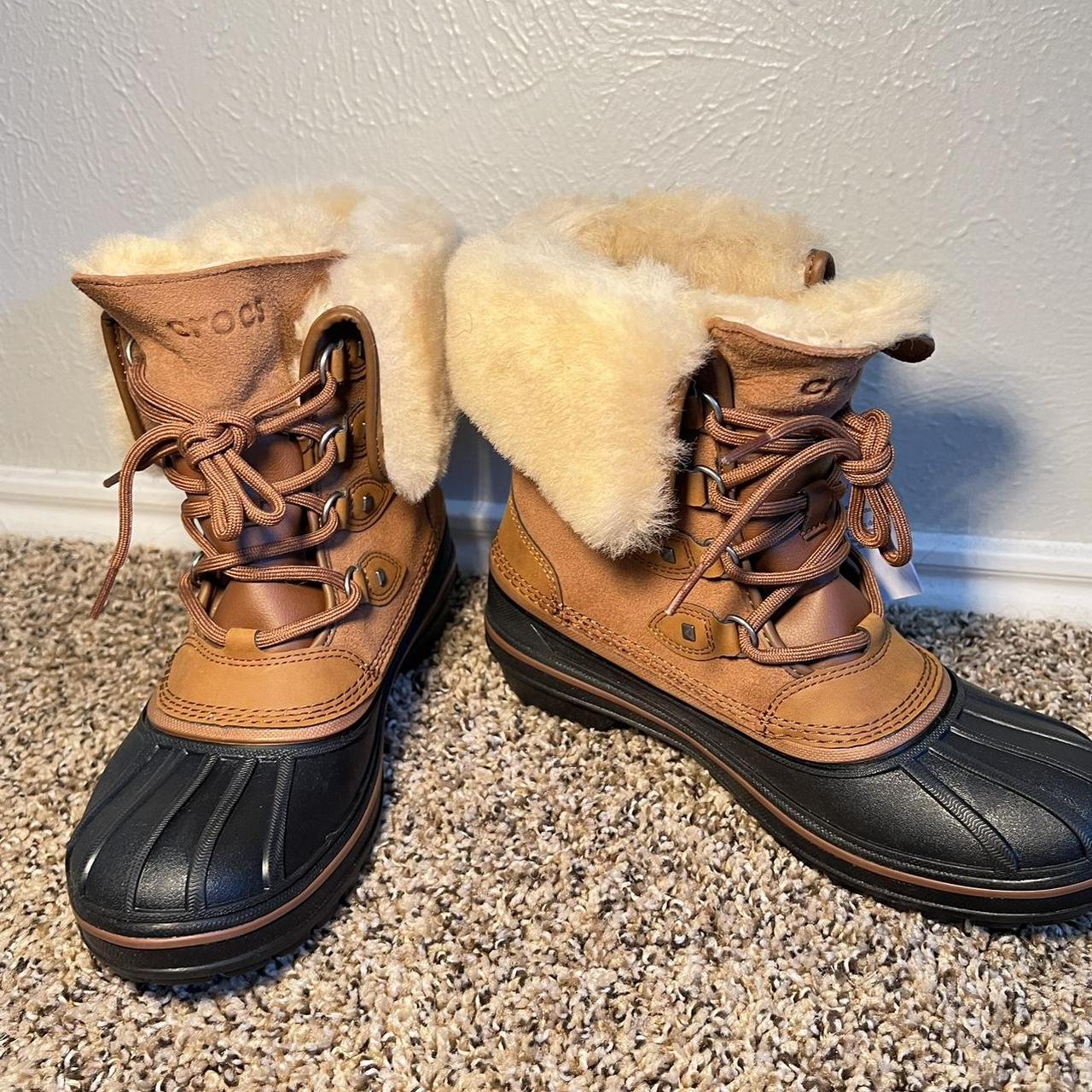 Crocs Womens Crocs Allcast Luxe Winter Boot Sale Crocs Women's