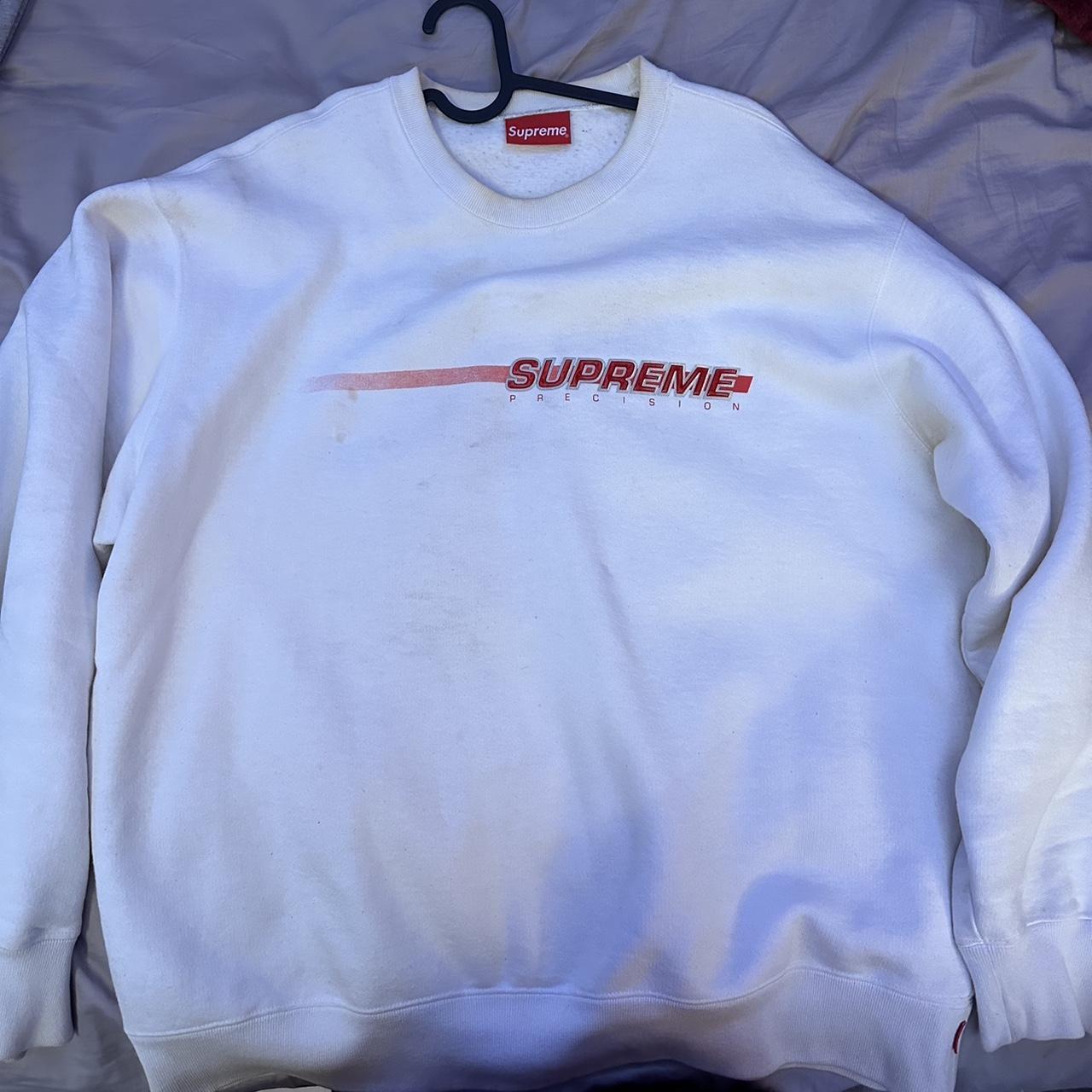 Supreme Precision Crewneck ss21 Size... - Depop