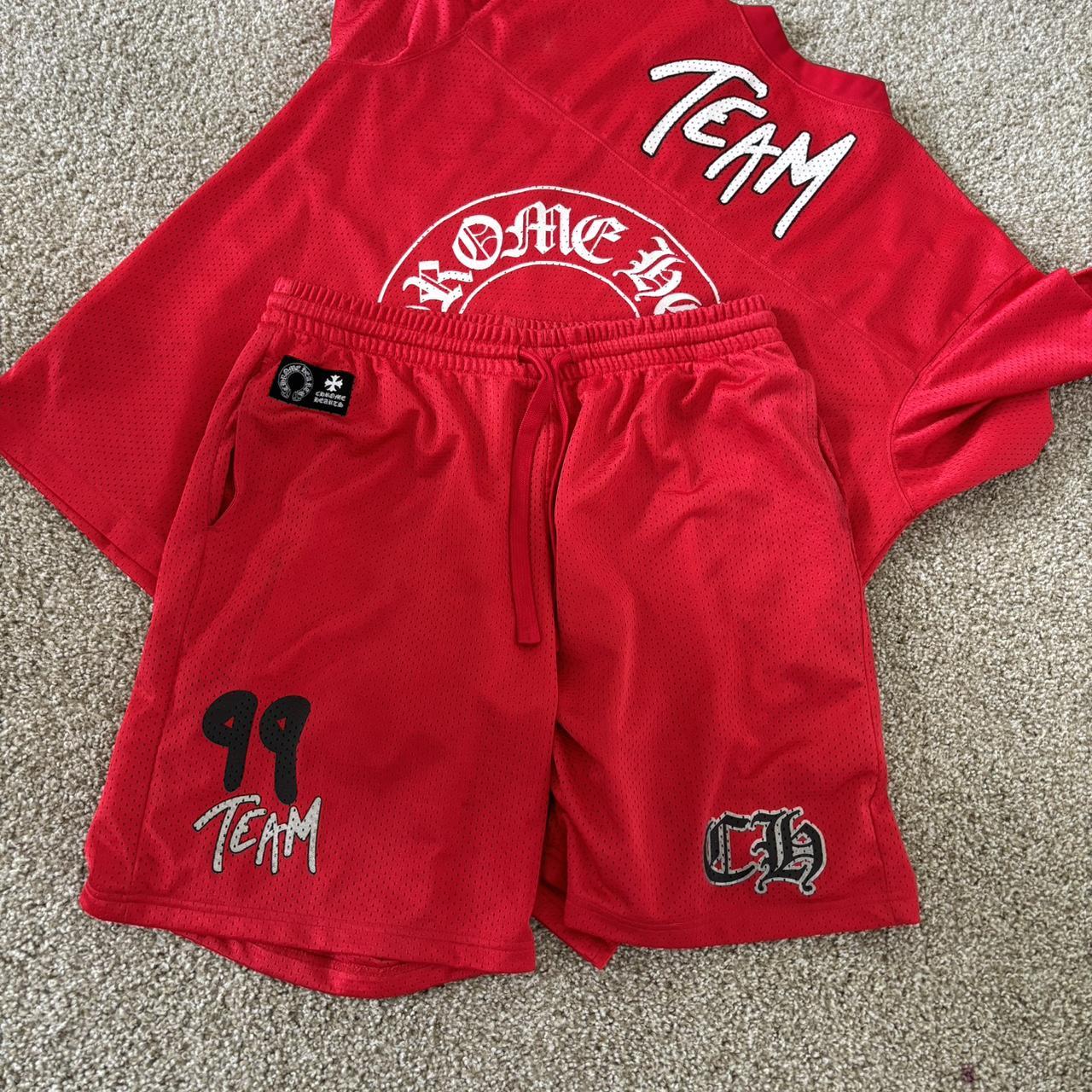 Chrome Hearts Shorts Chrome Hearts Jeresy Mesh | Depop