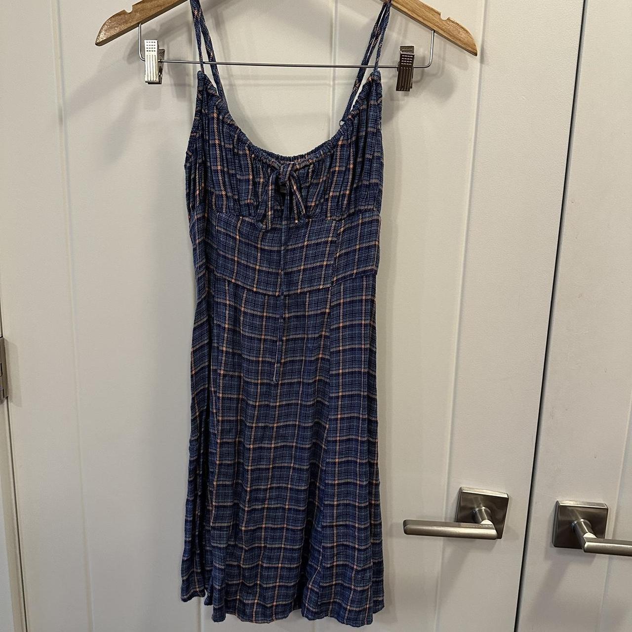 Urban Outfitters Plaid Spaghetti Strap Dress,
