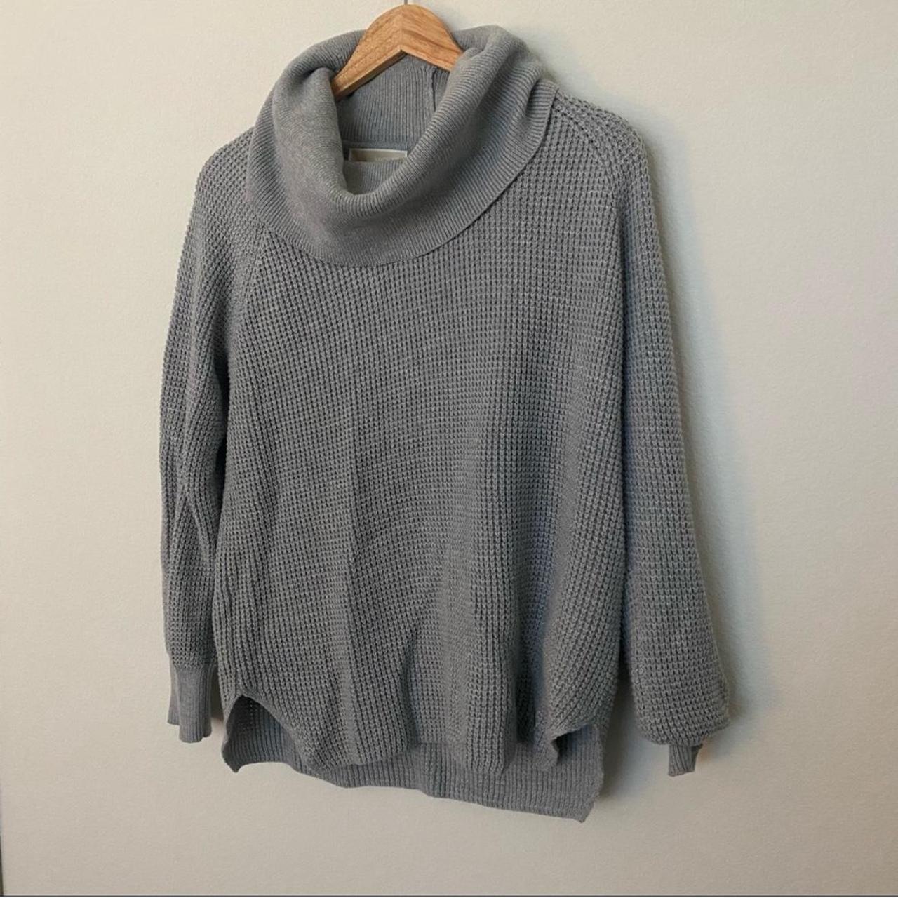 Michael Kors | Cowl Neck Waffle Knit Sweater Cozy,... - Depop